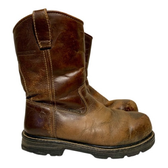 Wolverine Raider Steel Toe Leather Work Boots 10108 Size 85 E